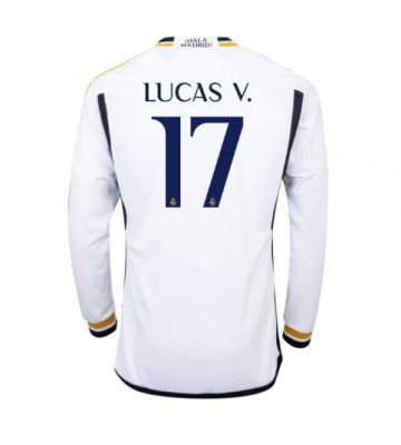 Real Madrid Lucas Vazquez #17 Hjemmebanetrøje 2023-24 Lange ærmer